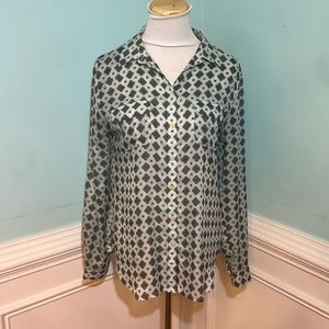 LOFT Button Down Top